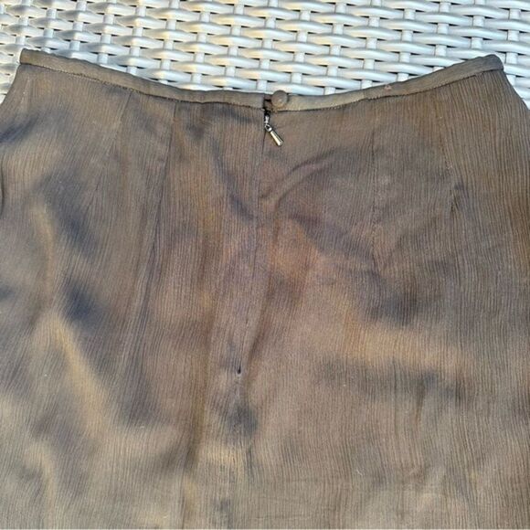 Caroline Charles London black sheer/lined maxi skirt, size small - Picture 2 of 2